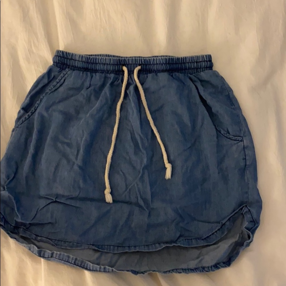 Chambray skirt